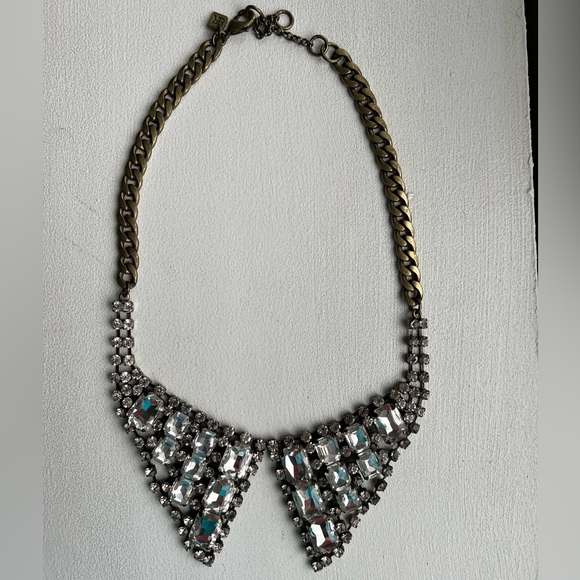 Banana Republic Costume/Statement necklace - shiny mock collar - Picture 1 of 3
